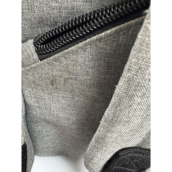 G+M Gray Backpack Tote Bag 15x15x6 Multi-Pocket Dance Travel Diaper Bag - Picture 5 of 10